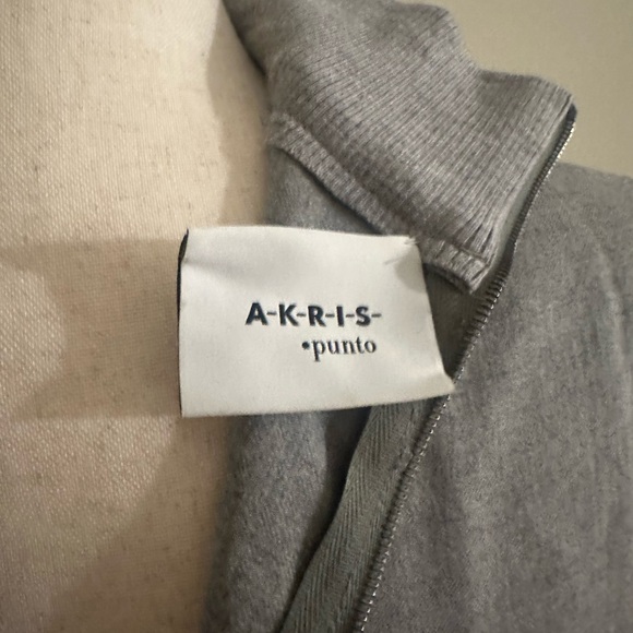 Akris Punto Gray Long Sleeve Dress - Picture 4 of 8